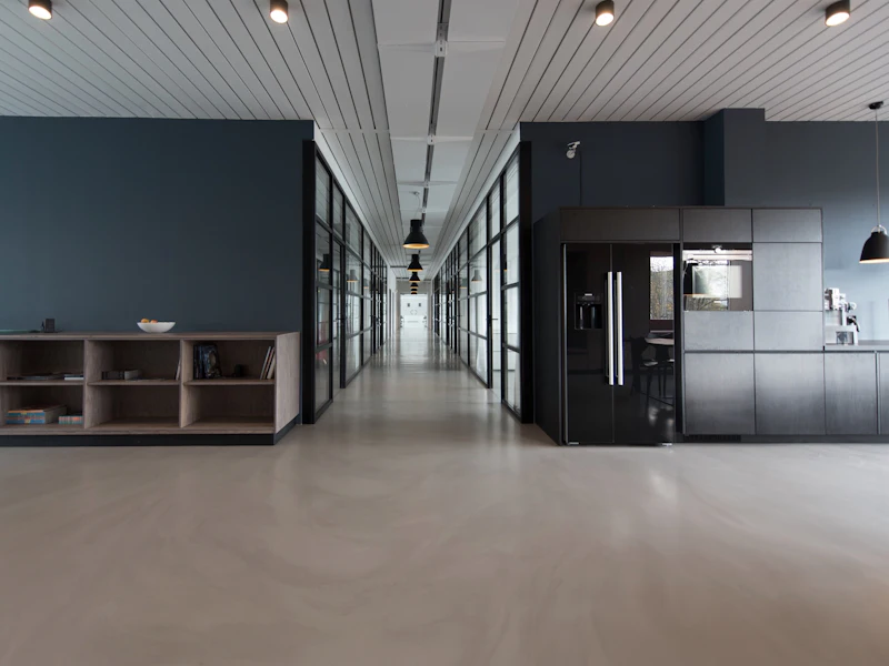 Clean open-plan office